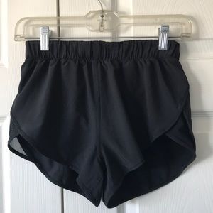 Black lululemon shorts